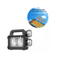thumbnail image 2 of Linterna Ampolletas Recargable Solar 100lm Carga Celular Blanco Negro, 2 of 3