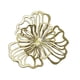 thumbnail image 2 of Decoración De Pared De Flores De Metal, Decoración Floral Para Colgar En La Pared, Para Hotel, Baño, Cocina, Dorado, Pequeño, 2 of 5