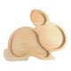 thumbnail image 1 of Bandeja Sensorial Montessori De Madera Natural Disco Sensorial Juguetes Educativos Preescolar 30cm X 24cm Conejo, 1 of 5
