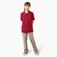 thumbnail image 4 of Polo Dickies para niños, manga corta, piqué, rojo inglés, 8 años, 4 of 8