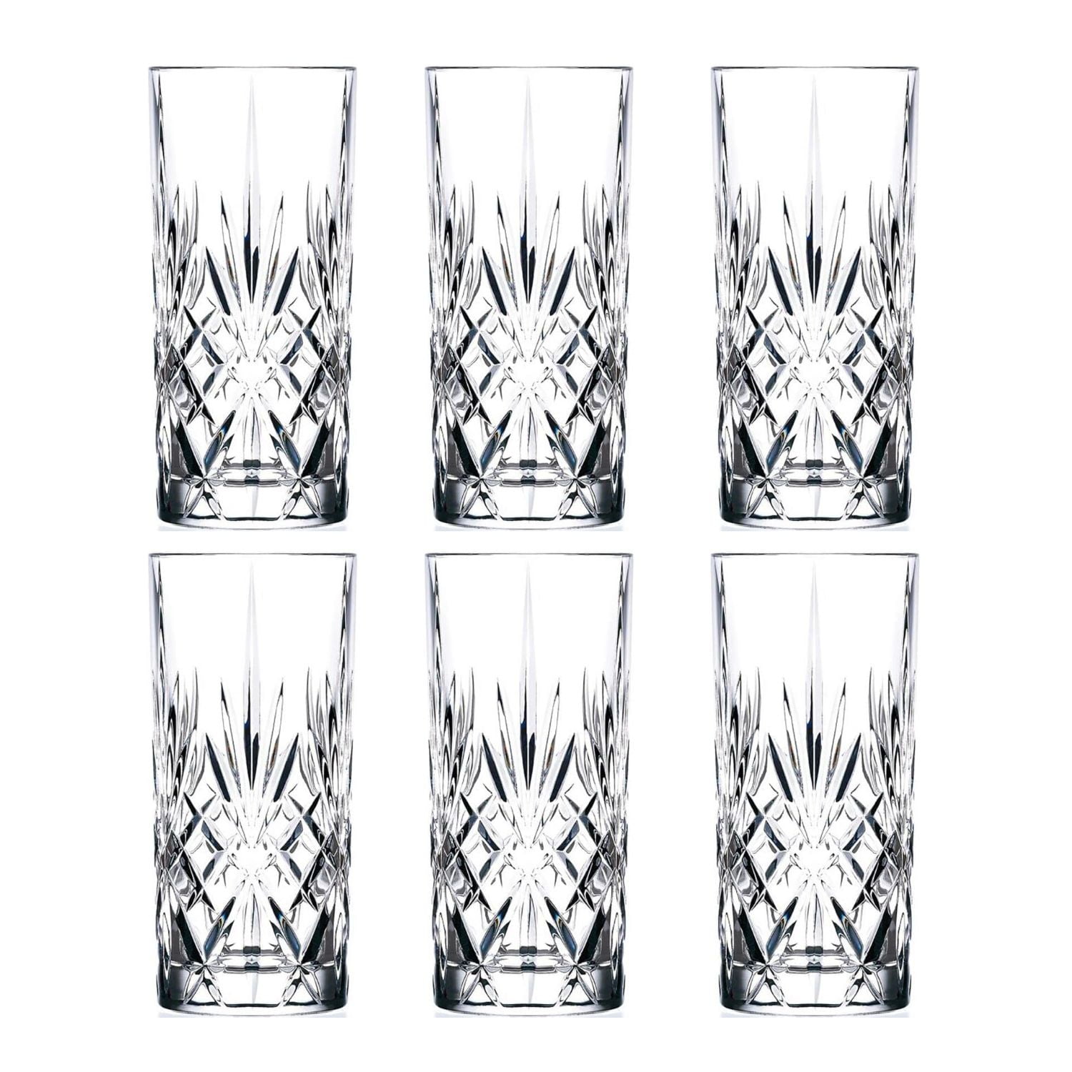 Importclick - Set 6 Vasos Vidrio Cádiz 450 Ml