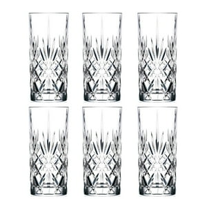 Importclick - Set 6 Vasos Vidrio Cádiz 450 Ml
