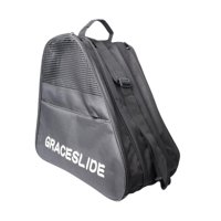 Ioensy - Bolsa De Almacenamiento Para Patines, Bolsa Para Zapatos De Patinaje, Bolsa Para Exteriores, Para Niños Y Mujeres, Color Negro