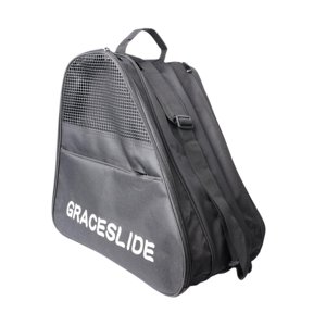 Ioensy - Bolsa De Almacenamiento Para Patines, Bolsa Para Zapatos De Patinaje, Bolsa Para Exteriores, Para Niños Y Mujeres, Color Negro