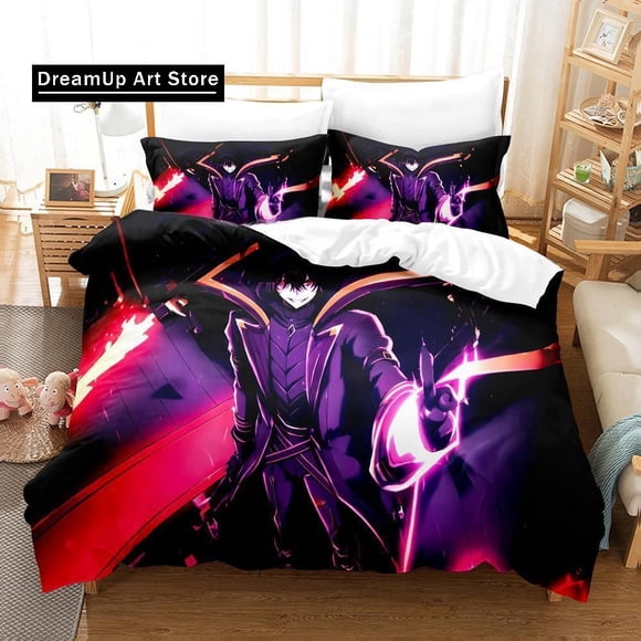 The Eminence in Shadow Cid Kagenou Bedding SetAnime three-piece set Adult Kid Bedroom Duvet cover Sets Home Textiles