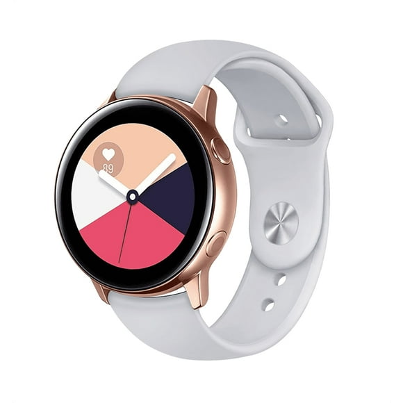 Correa Compatible Con Samsung Watch 4 / 4 Classic 20mm Gris Claro