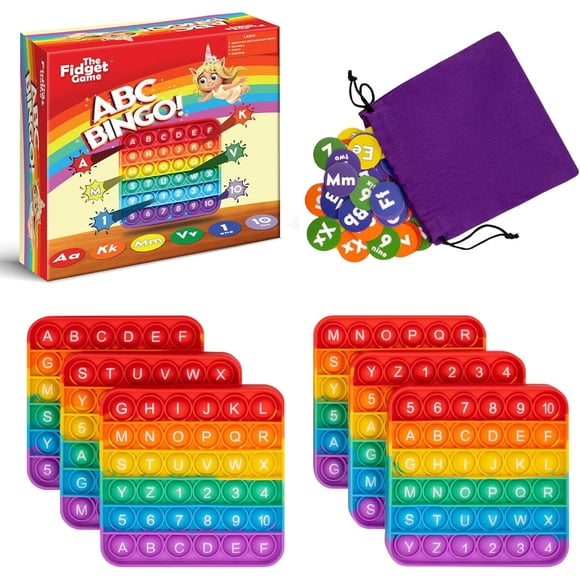 Bingo ABC The Fidget Game, para 26 jugadores, desde 3 años