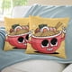 thumbnail image 3 of Ramen Fundas de almohada de terciopelo con tema, regalos de funda de almohada, decoración para el hogar, cojín de lanzar, regalo de cumpleaños para fans y parejas.66*66cm., 3 of 6