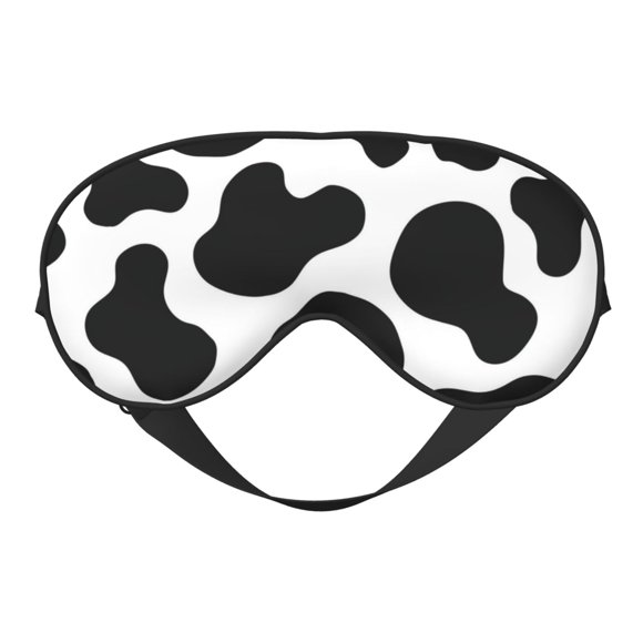 Máscara para dormir GUCGUSY con estampado de vaca y correa ajustable