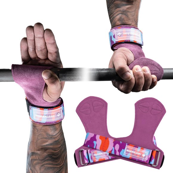 Muñequeras de doble piel para levantamiento de pesas Gym Straps MANUEKLEAR