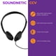 thumbnail image 2 of Audífonos Soundnetic de 25 unidades, color negro, con control de volumen, 2 of 8