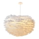 thumbnail image 5 of Novedad Pluma Colgante Luz De Techo LED Lámpara Colgante Minimalista Decoración DIY 50cm, 5 of 5