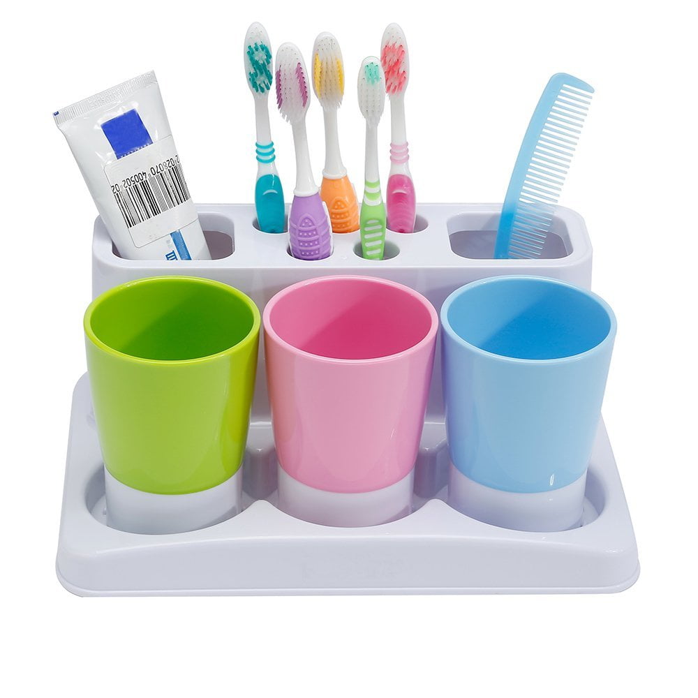 Soporte Para Cepillos De Dientes Y Pasta De Dientes, Organizador De Baño Eslite