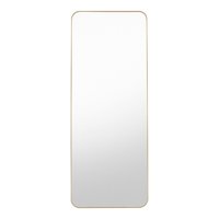 Tuhome - Espejo Sussy Rectangualr 120X45X3,8 Cm Dorado Con Marco Metalico