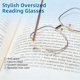 thumbnail image 5 of Lentes de Lectura Antiluz Azul QxAiVMin Sobredimensionados, 5 of 7