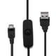 thumbnail image 1 of Cable de Carga Micro USB con Interruptor, 1 of 3