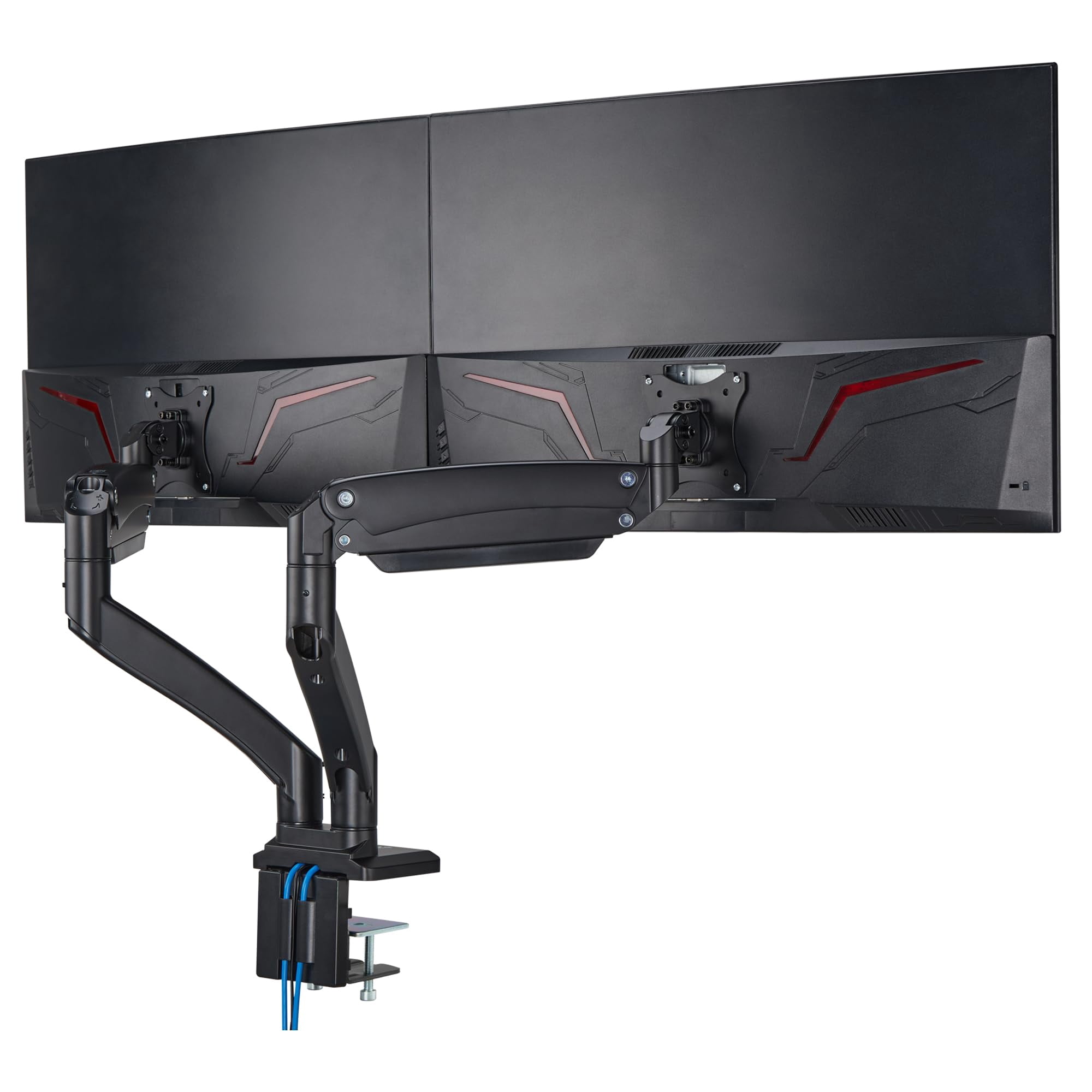 Soporte De Escritorio Para Monitor Avlt Dual 13-43 Full Motion, Negro