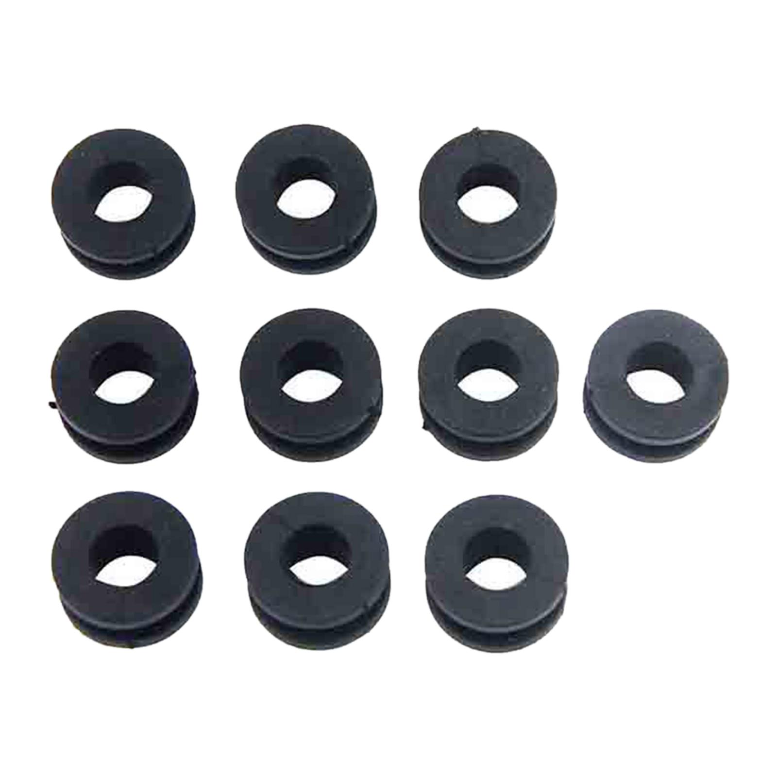 Ioensy - 10X Buje De Amortiguador Trasero Universal Piezas De Motocicleta Duraderas