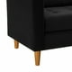 thumbnail image 3 of Sofa Retro 1c Felpa 04 Negro, 3 of 6