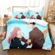 thumbnail image 1 of Anime Shape Of Sound Bedding Set,Duvet Cover Comforter Bed Set Quilt Cover Pillowcase, Boys Girls Adults Bed Sheets, 1 of 5