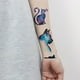 thumbnail image 2 of 6pcs Tattoo Stickers, Cartoon Funny Colorful Cat Pattern , Disposable Temporary Tattoo, 2 of 2