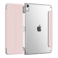Mar Cases - Carcasa Funda Smart Cover Clear Para Ipad Air 4Ta/ 5Ta Gene 10.9 Rosado