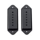thumbnail image 4 of 1 set pickup cover dog ear single bobina para piezas de guitarra eléctrica black, 4 of 5