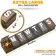 thumbnail image 3 of Organizador de Pastillas MEDca Semanal 7 Días, Pack de 4, Compartimentos Extra Grandes, Letras Grandes y Braille, Negro, Sin BPA, 3 of 8