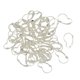thumbnail image 1 of 100 piezas Palanca atrás En blanco Pendiente de latón Gancho Auriculares Hallazgos Silverwhite, 1 of 5