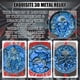 thumbnail image 4 of Ruleta Giratoria de Dados DND Froggod 7 en 1 de Metal con Relieve 3D, 4 of 7