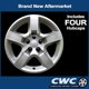 thumbnail image 2 of Juego de 4 tapas de rueda Carolina Wheel Cover 17" plateado, 2 of 4