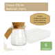 thumbnail image 1 of Pack 6 frascos vidrio 150 ml tapa plástica y corcho, 1 of 3