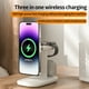 thumbnail image 5 of Cargador Magnético 3 en 1 Estación de Carga Inalámbrica Súper Rápida para iPhone 16/15/14/13/12 Pro Watch Series Airpods-Negro, 5 of 8