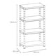 thumbnail image 2 of Estante Repisa Rack plastico 4 Niveles 61x30x129cm Rimax fucsia Tamaño Único, 2 of 5