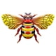 thumbnail image 4 of Arte De Pared De Abeja, Escultura De Bichos Para Sala De Estar, Artesanía De Metal, Acento Para El Hogar Al Aire Libre, 4 of 5