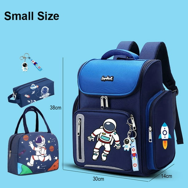 Astronaut Backpack Boy Schoolbag Set for Boys Elementary Student School Bags for Children Waterproof Kids Bookbag Mochilas
