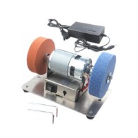 Ioensy - Mini Amoladora De Banco, Pulidora Artesanal Para Trabajar Metales, Pulido De Bordes, Estilo A