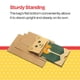 thumbnail image 3 of Bolsa de papel School Smart con fondo plano, 11,4 x 6,4 x 21,6 cm, paquete de 100, 3 of 8