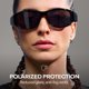 thumbnail image 5 of Gafas de sol Smart Audio Reebok con lente polarizada negra nitrosa, 5 of 6