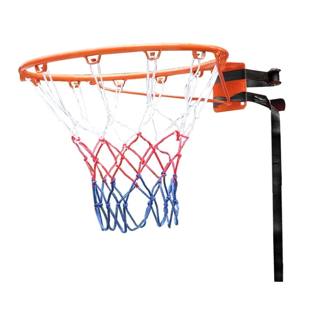 Porterías de baloncesto, aro de baloncesto colgante para niños y adultos, juegos al aire libre, aro de baloncesto portátil montado en la pared y juego Adulto con Correa