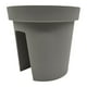 thumbnail image 1 of Macetero Colgante Para Balcon Terraza Plastico Maceta Jardin gris, 1 of 10