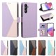 thumbnail image 5 of Funda Cartera Tricolor para Samsung Galaxy A35 5G con Soporte, Morado, 5 of 6