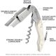 thumbnail image 2 of Sacacorchos Wine Opener W WineOp Professional con doble bisagra, 2 of 6