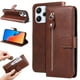 thumbnail image 1 of Funda con Cremallera para Xiaomi Redmi 12 5G, Carcasa Cartera de Cuero PU con Soporte y Tarjetero, 1 of 6
