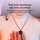 thumbnail image 4 of Collar BOND TOUCH Heartbeat Record con batería larga de regalo, 4 of 9