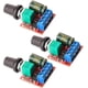 thumbnail image 1 of Gebildet - 3 controladores de velocidad PWM para minimotor de CC (CC de 5 V a 35 V y 5 A), módulo de interruptor de velocidad ajustable, regulador de voltaje variable de 6 V, 12 V y 24 V con indicador, 1 of 6