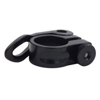 Magideal - Clip De Tubo De Asiento De Aleación, Piezas De Bicicleta De ,4Mm, Soporte De Ciclismo De Liberación Rápida, A Prueba De Herrumbre, Duradero, Negro,