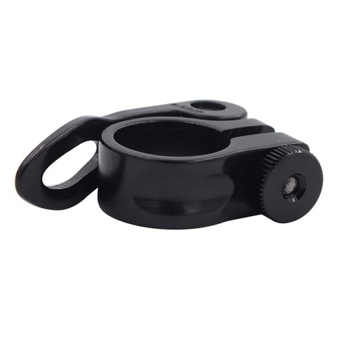 Magideal - Clip De Tubo De Asiento De Aleación, Piezas De Bicicleta De ,4Mm, Soporte De Ciclismo De Liberación Rápida, A Prueba De Herrumbre, Duradero, Negro,