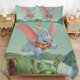 thumbnail image 1 of Dumbo 3 Piece Comforter Bedding 1 Set Super Soft Quilt Cover with 2 Pillowcases Funny Merch Movie Fans Gifts for Girls Boys Kids Adults, 1 of 5