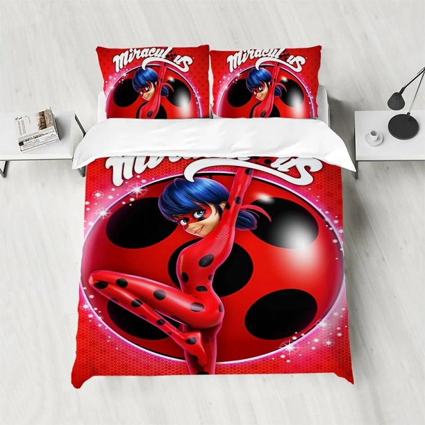 Bed SheetsLadybird Duvet Cover Set Bed Linen Sets Twin Size Bedding Bed Sheets Comforter Home Textile Garden 3-Piece